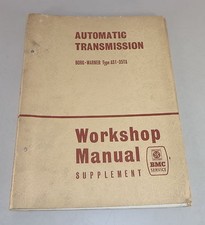 Workshop Manual Austin 1800 + Wolseley 18/85 Automatic Borg Warner Stand 1969