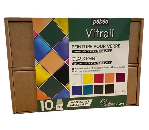 Pebeo vitrail glass - glass, painting