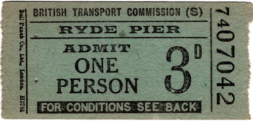 Pier adnission ticket t c - pier, ticket,
