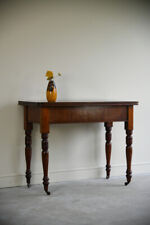 Antique Mahogany Tea Side Occasional Hall Console Table