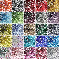 1440 Crystal Rhinestones Flatback Glass Beads for Crafts DIY Nail Art Decoration