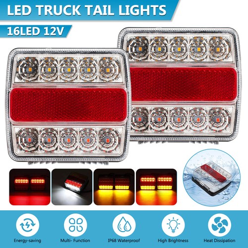 12v led rear tail - 2x,