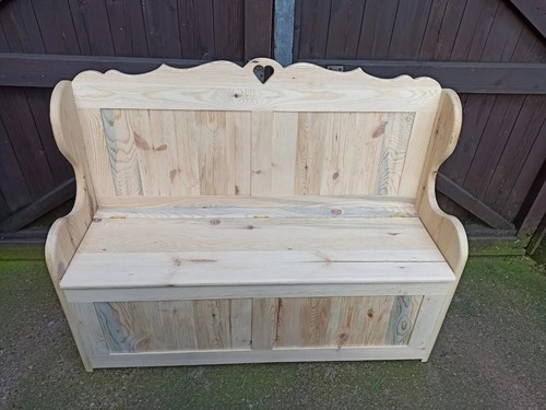 Monks bench settle - monks,