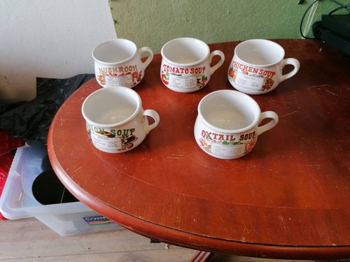 Recipe soup mugs bowls - mugs, set