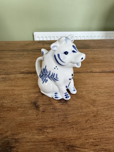 Milk jug delft - milk, blue