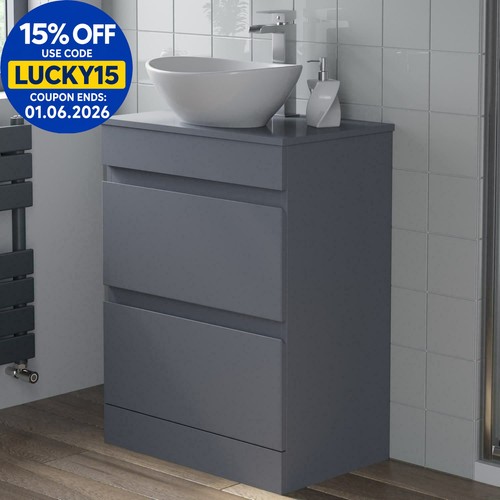 600mm bathroom vanity unit - bathroom,