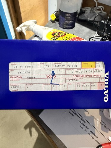 Volvo penta emergency stop - emergency,
