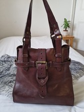 Mulberry Brown Leather Shoulder Bag Vtg 🤎 Elgin Timeless Wardrobe Classic 90s