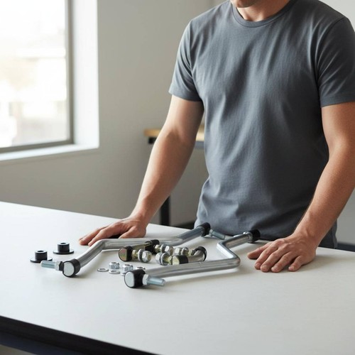 Adjustable steering rod - rod, kit