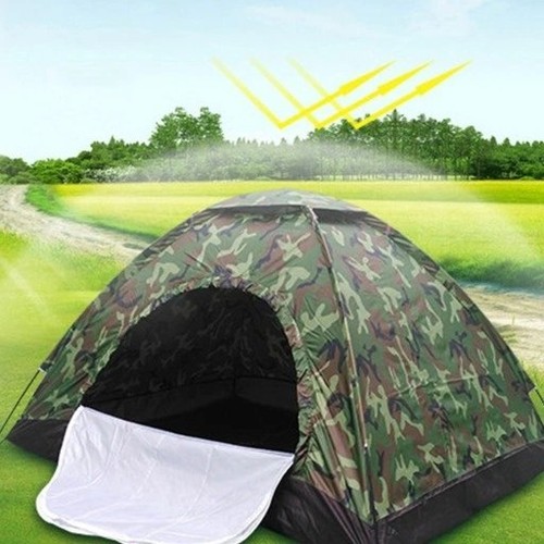 Pop hiking tent - up,