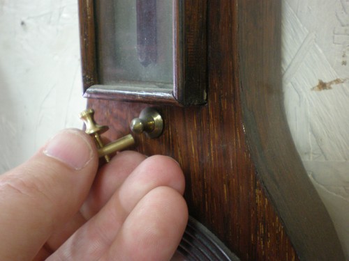 Barometer thermometer box - barometer,