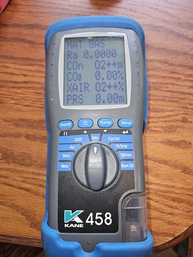 Kane 458 handheld flue gas - kane, &