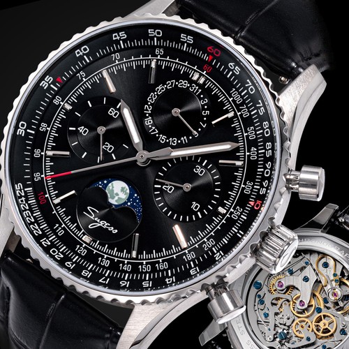 Sugess moonphase gold swan - sugess,