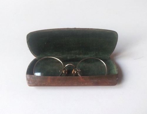 Antique gold filled pince nez - antique,