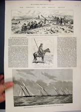 Original Old Antique Print