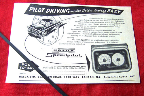 Halda speedpilot rally clock - speedpilot,