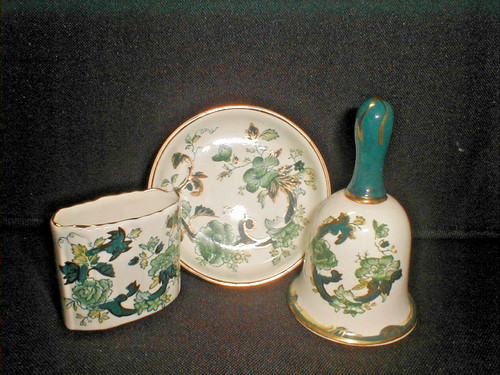 Masons ironstone vintage - ironstone, green