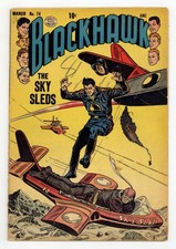 Blackhawk #74 VG- 3.5 1954