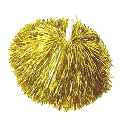 Gold cheerleading pom poms - pom,