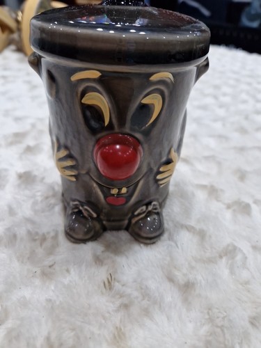 Vintage dusty bin money box - vintage,