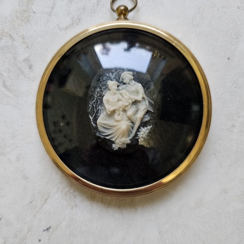 Boy and girl cameo - in, cameo"
