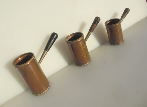 Vintage copper measuring cups - vintage,