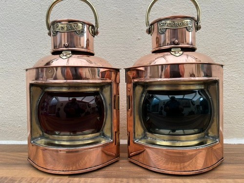 Vintage ships port starboard - &,