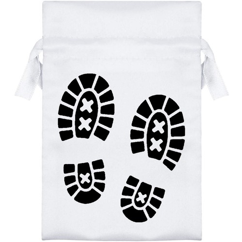 Boot prints satin - 'boot, '