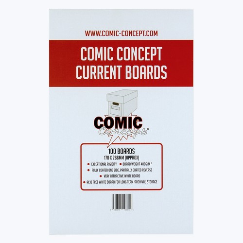 Comic concept backing boards - comic,