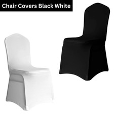 Chair Covers Black White
