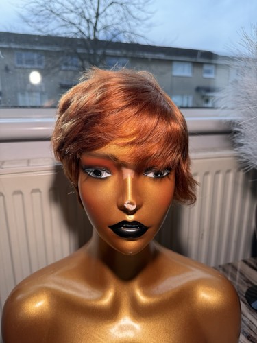 Short pixie cut human - human, hair
