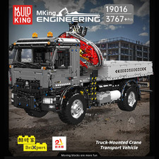 Mould King  RC remote control Truck Construction vehicle Lorry hiab arm blocks
