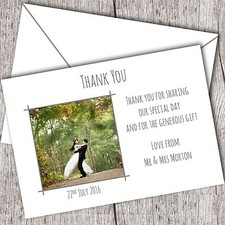 Photo WEDDING Thank You Cards