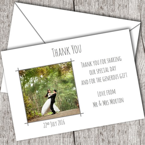Photo wedding thank - photo,