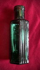 Vintage 1oz Fluted Hexagonal