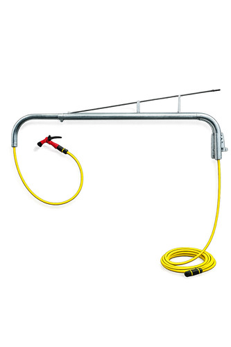 Horse wash boom with 10m - wash, pvc