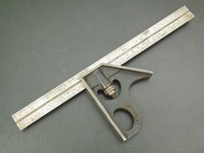 VINTAGE 12 INCH ENGINEERS COMBINATION SQUARE BY RABONE