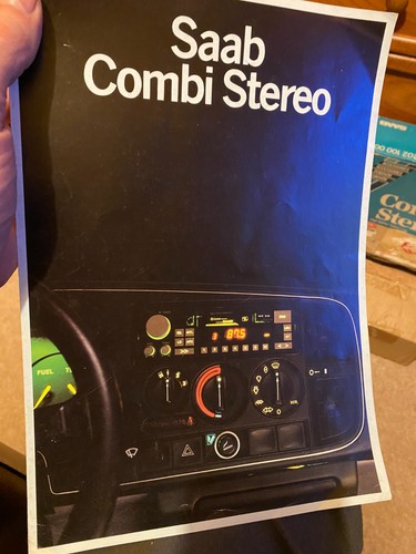 1984 saab clarion combi - combi, stereo
