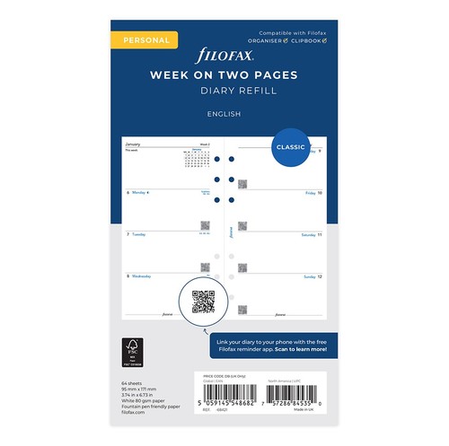 Filofax 2027 personal - 2027, diary