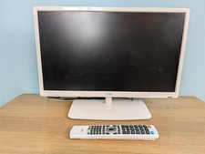 LOGIK L22FEDW15 TV/DVD Combi Player, HD, Freeview, 1080p- White - Caravan/Gaming