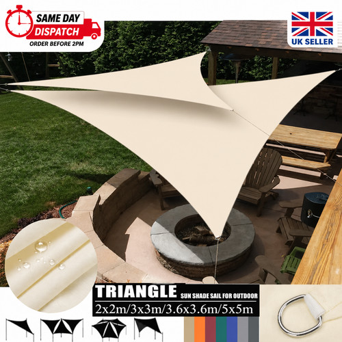 Triangle outdoor shade sail - outdoor,