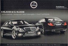 Carlsson Mercedes-Benz S-Class & CL Tuning Accessories 2009 German Brochure