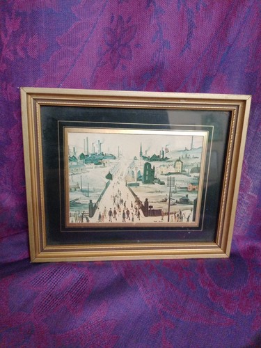 Vintage lowry framed - s, print