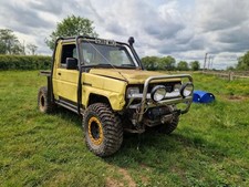 DAIHATSU FOURTRAK BREAKING PARTS SPARES YELLOW 33 INCH OFFROAD TIRES F75 F85