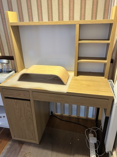 Ikea micke desk with - ikea,