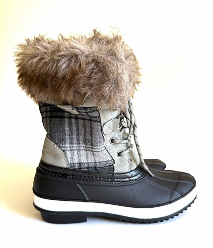 Tamarack jackie plaid - plaid, faux