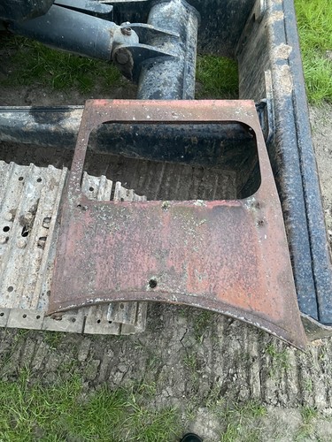 Vintage tractor cab - side, panel