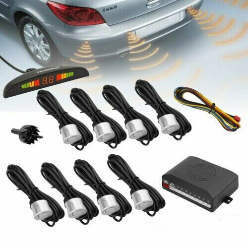 Silver parking sensors front - silver,