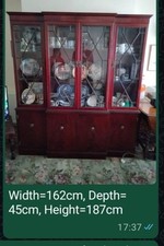 Used Mahogany 2 layers , Mahogany dresser w162cm,D45cm, H187cm