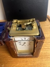 antique French brass carriage